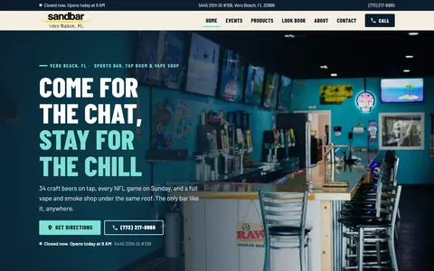 Sandbar website